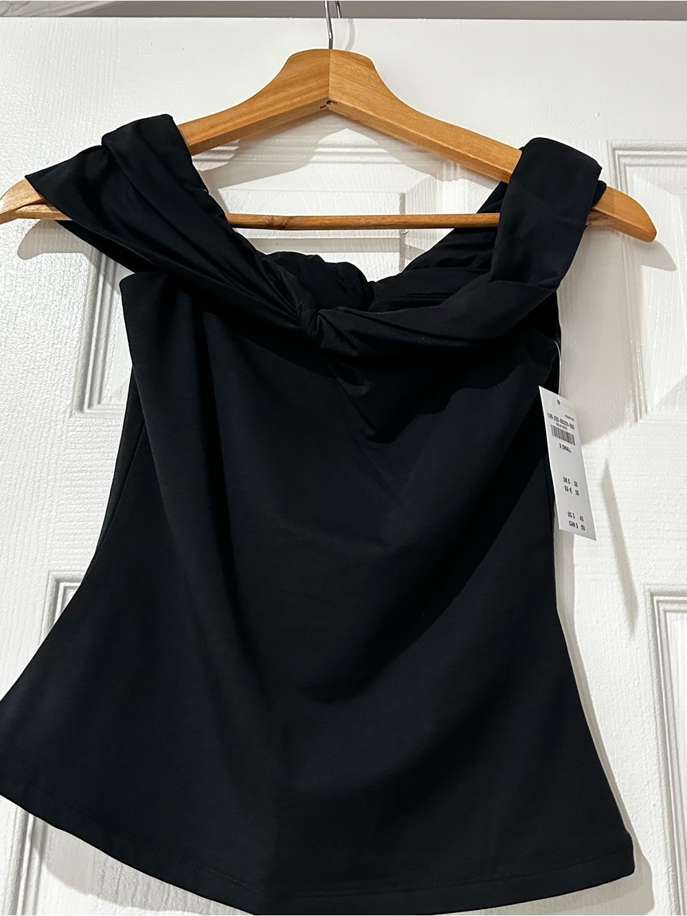 Abercrombie & Fitch Black Twist-Neck Sleeveless Camisole